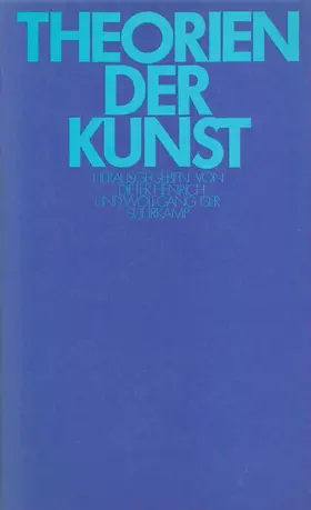 Henrich / Iser |  Theorien der Kunst | Buch |  Sack Fachmedien