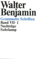 Benjamin / Schweppenhäuser / Tiedemann |  Gesammelte Schriften | Buch |  Sack Fachmedien