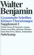 Benjamin / Tiedemann / Schweppenhäuser |  Kleinere Übersetzungen | Buch |  Sack Fachmedien