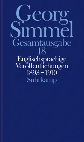 Simmel / Frisby |  Gesamtausgabe in 24 Bänden | Buch |  Sack Fachmedien