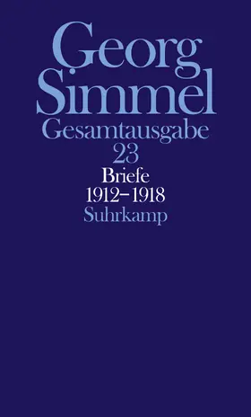 Simmel / Rammstedt |  Gesamtausgabe in 24 Bänden | Buch |  Sack Fachmedien