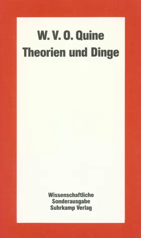 Quine |  Theorien und Dinge | Buch |  Sack Fachmedien