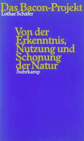Schäfer |  Das Bacon-Projekt | Buch |  Sack Fachmedien