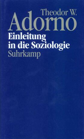 Gödde / Adorno |  Einleitung in die Soziologie (1968) | Buch |  Sack Fachmedien