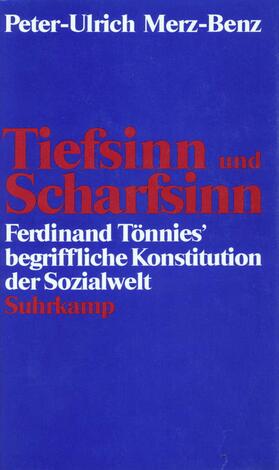 Merz-Benz | Tiefsinn und Scharfsinn | Buch | 978-3-518-58186-5 | sack.de