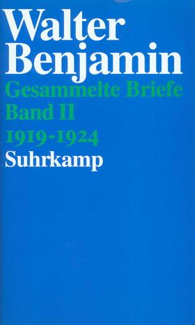 Benjamin / Lonitz / Gödde |  Briefe 1919 - 1924 | Buch |  Sack Fachmedien