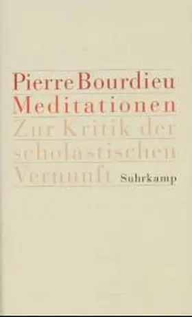 Bourdieu |  Meditationen | Buch |  Sack Fachmedien