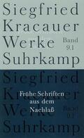 Kracauer / Belke |  Frühe Schriften aus dem Nachlaß | Buch |  Sack Fachmedien