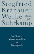 Kracauer / Fleck / Stiegler |  Studien zu Massenmedien und Propaganda | Buch |  Sack Fachmedien