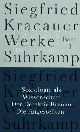 Kracauer / Mülder-Bach |  Werke in neun Bänden | Buch |  Sack Fachmedien
