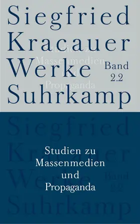 Kracauer / Fleck / Stiegler |  Werke in neun Bänden | Buch |  Sack Fachmedien