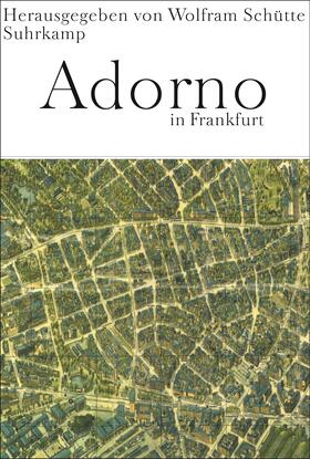 Schütte |  Adorno in Frankfurt | Buch |  Sack Fachmedien