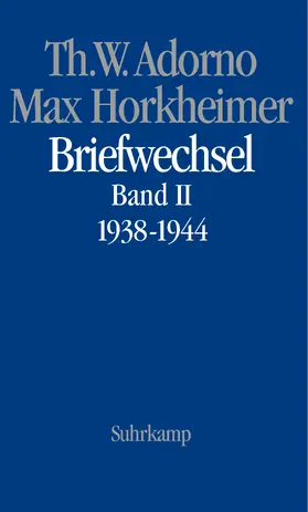 Adorno / Gödde / Horkheimer |  Briefe und Briefwechsel | Buch |  Sack Fachmedien