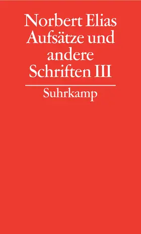 Elias |  Gesammelte Schriften in 19 Bänden | Buch |  Sack Fachmedien