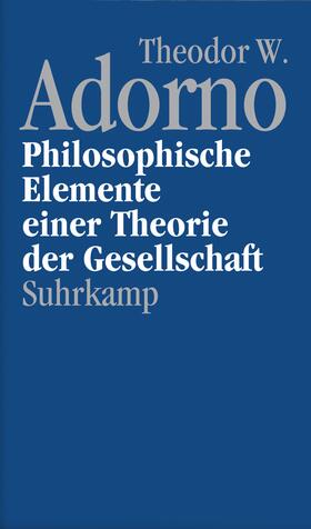 Adorno / Brink / Nogueira |  Adorno, T: Philosophische Elemente | Buch |  Sack Fachmedien