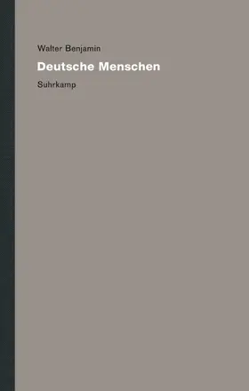 Benjamin / Brodersen |  Benjamin, W: Werke und Nachlaß GA 10 | Buch |  Sack Fachmedien