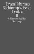 Habermas |  Habermas, J: Nachmetaphysisches Denken II | Buch |  Sack Fachmedien