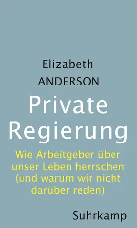 Anderson |  Private Regierung | Buch |  Sack Fachmedien