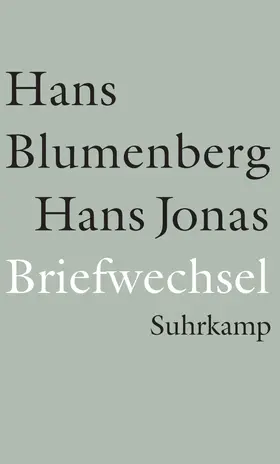 Blumenberg / Jonas / Bajohr |  Briefwechsel 1954-1978 und weitere Materialien | Buch |  Sack Fachmedien