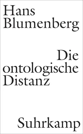 Blumenberg / Zambon | Die ontologische Distanz | Buch | 978-3-518-58788-1 | www.sack.de