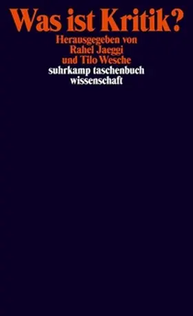 Jaeggi / Wesche |  Was ist Kritik? | eBook | Sack Fachmedien