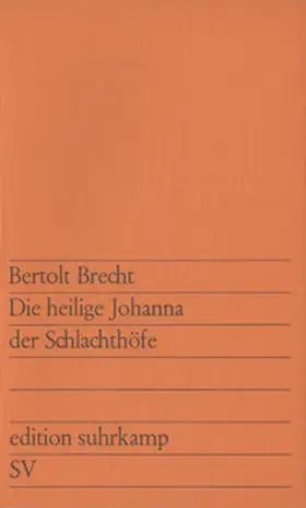 Brecht |  Die heilige Johanna der Schlachthöfe | eBook | Sack Fachmedien