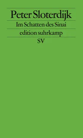 Sloterdijk | Im Schatten des Sinai | E-Book | www.sack.de