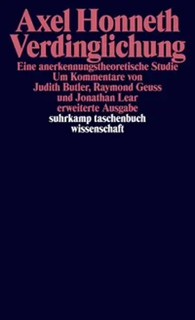 Honneth | Verdinglichung | E-Book | www.sack.de