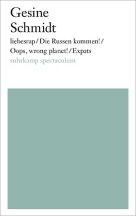 Schmidt |  liebesrap / Oops, wrong planet! / Expats / Bier, Blut und Bundesbrüder | eBook | Sack Fachmedien
