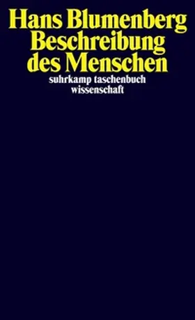 Blumenberg / Sommer |  Beschreibung des Menschen | eBook | Sack Fachmedien