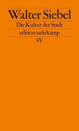 Siebel |  Die Kultur der Stadt | eBook | Sack Fachmedien