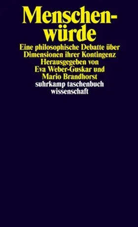 Weber-Guskar / Brandhorst | Menschenwürde | E-Book | sack.de