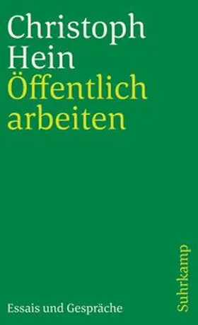 Hein |  Öffentlich arbeiten | eBook | Sack Fachmedien