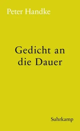 Handke |  Gedicht an die Dauer | eBook | Sack Fachmedien