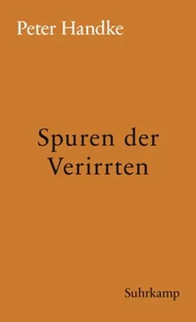 Handke | Spuren der Verirrten | E-Book | sack.de