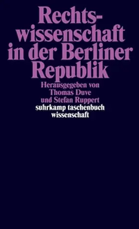 Duve / Ruppert | Rechtswissenschaft in der Berliner Republik | E-Book | www.sack.de