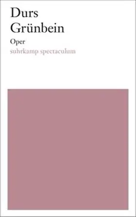Grünbein |  Oper | eBook | Sack Fachmedien