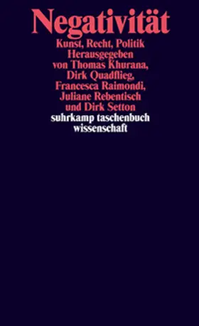 Khurana / Quadflieg / Raimondi |  Negativität | eBook | Sack Fachmedien