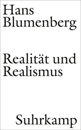 Blumenberg / Zambon | Realität und Realismus | E-Book | www.sack.de