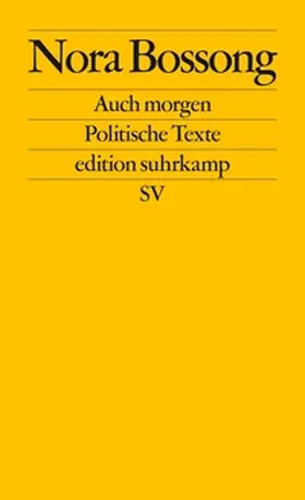 Bossong |  Auch morgen | eBook | Sack Fachmedien