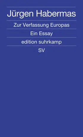 Habermas |  Zur Verfassung Europas | eBook | Sack Fachmedien