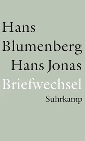 Blumenberg / Jonas / Bajohr | Briefwechsel 1954-1978 und weitere Materialien | E-Book | www.sack.de