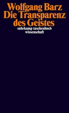 Barz | Die Transparenz des Geistes | E-Book | www.sack.de