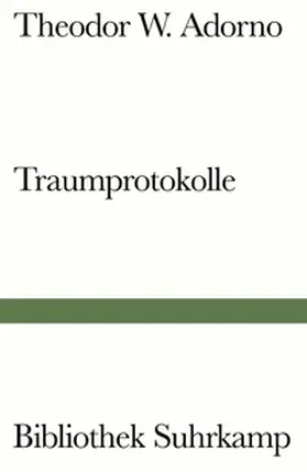 Adorno / Gödde / Lonitz | Traumprotokolle | E-Book | www.sack.de