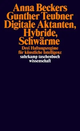 Beckers / Teubner | Digitale Aktanten, Hybride, Schwärme | E-Book | www.sack.de