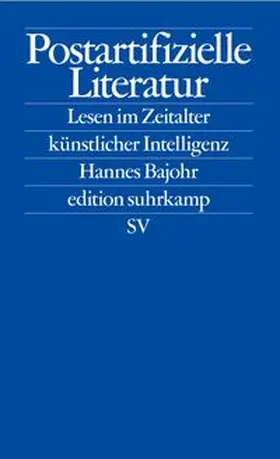 Bajohr | Postartifizielle Literatur | E-Book | www.sack.de