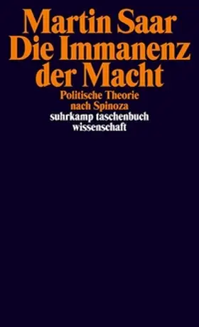 Saar |  Die Immanenz der Macht | eBook | Sack Fachmedien