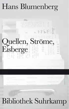 Blumenberg / Krusche / Bülow | Quellen, Ströme, Eisberge | E-Book | www.sack.de