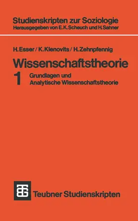Esser / Klenovits / Zehnpfennig |  Wissenschaftstheorie | Buch |  Sack Fachmedien