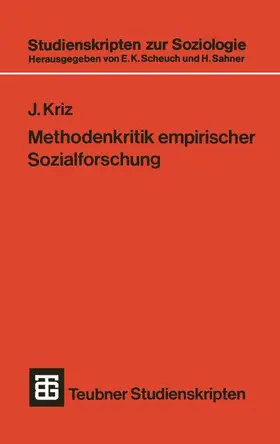  Methodenkritik empirischer Sozialforschung | Buch |  Sack Fachmedien
